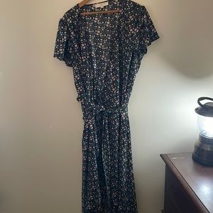 Loft plus wrap dress.